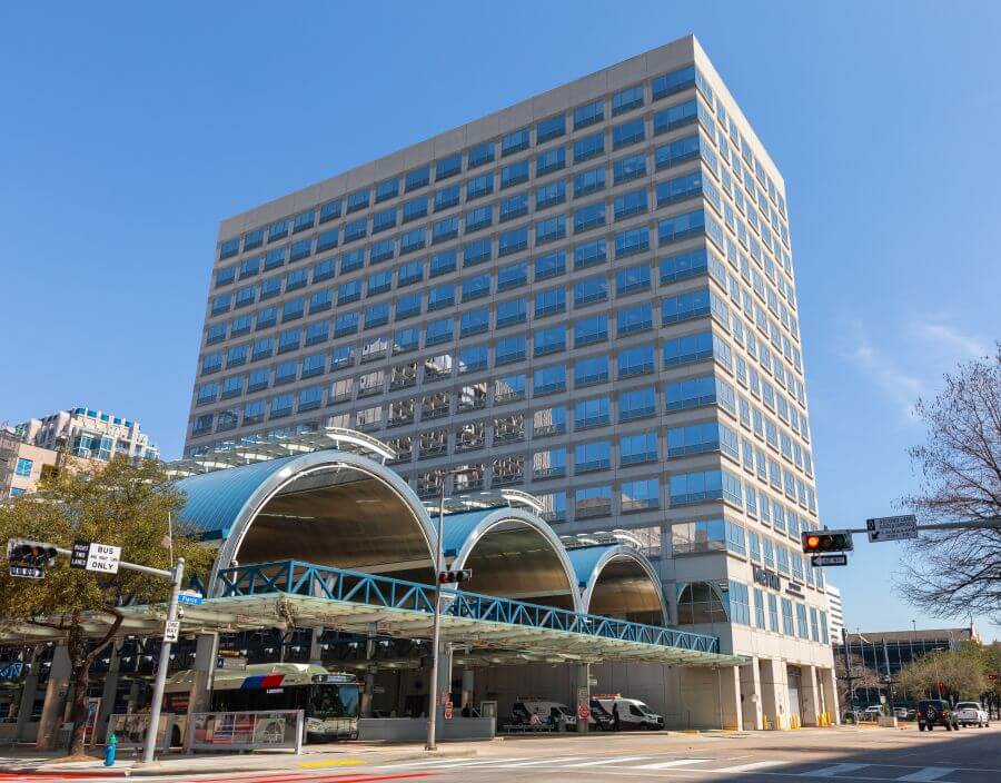 METRO Administration Building at 1900 Main Street in downtown Houston.
